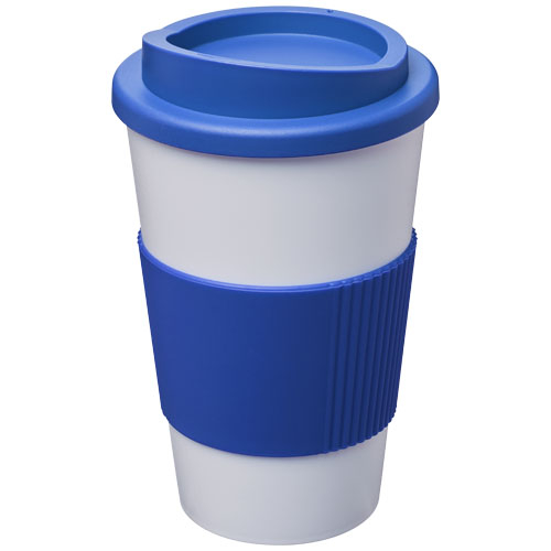 Gobelet isolant personnalisable 350ml Americano® Blanc et Bleu minéral